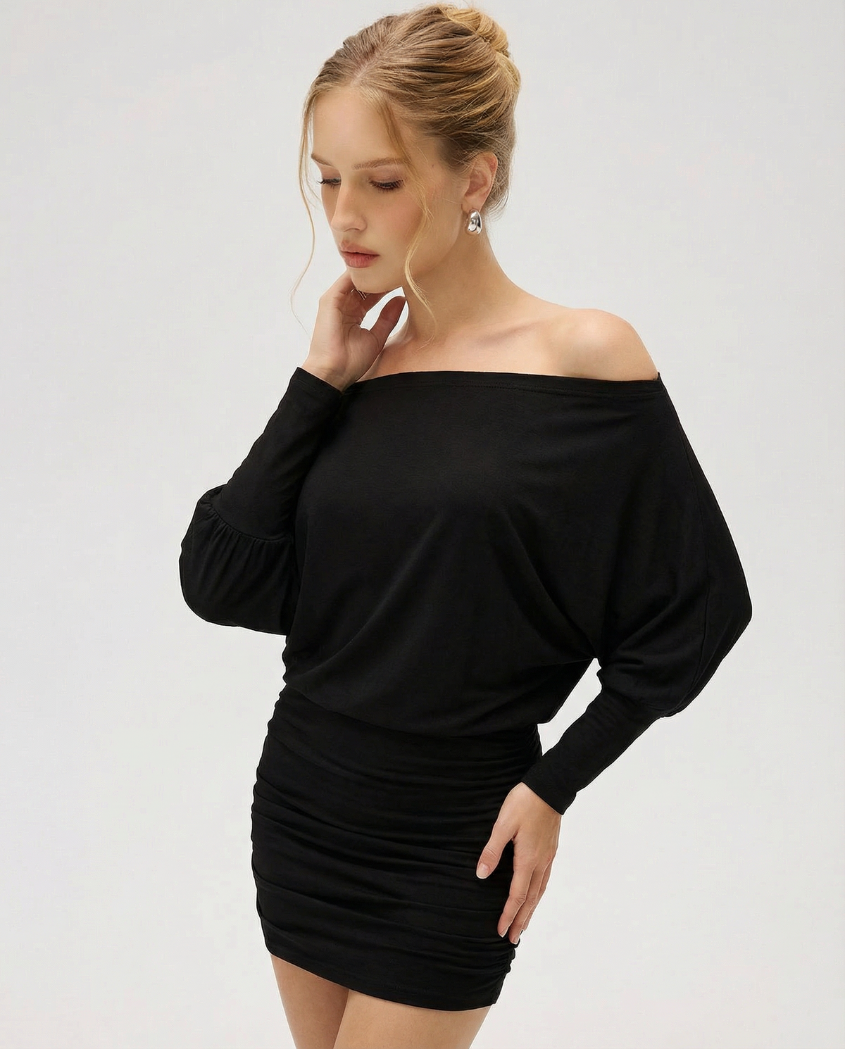 ARIA | SOLA Ruched Mini Dress