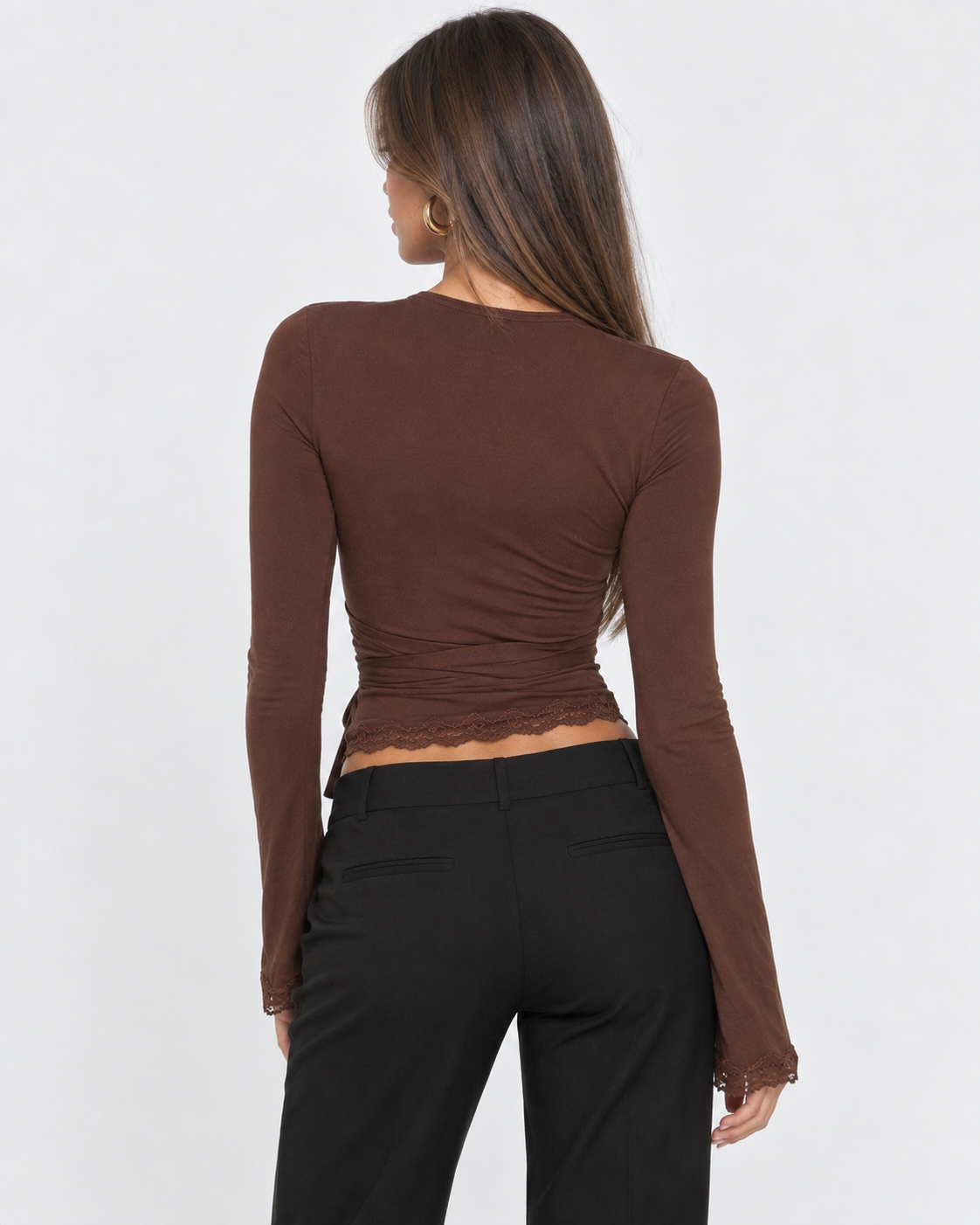 ARIA | Lace Wrap Top