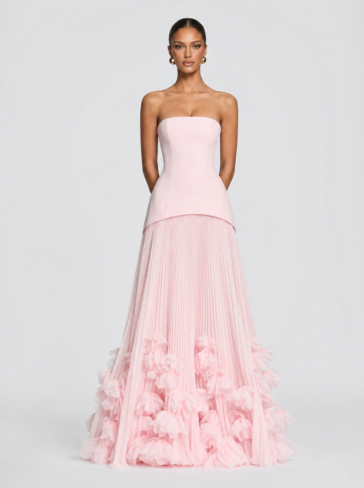 Rosette Gown Maxi
